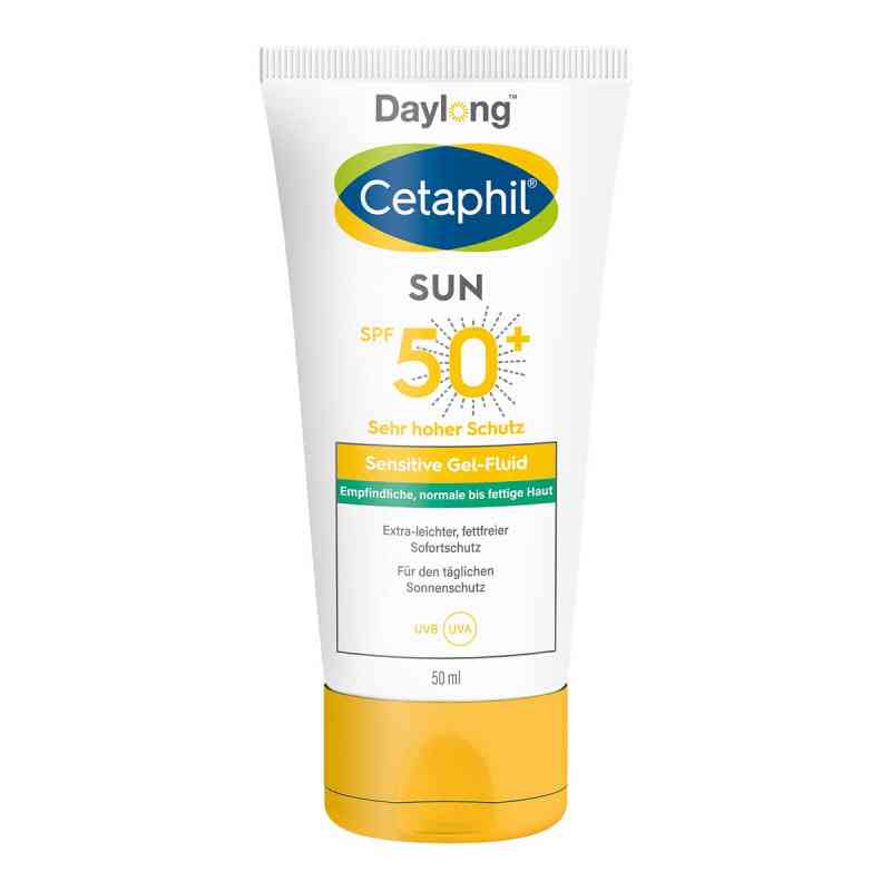 Cetaphil Sun Daylong SPF 50+ Sensitive Gel-Fluid Gesicht 50 ml von Galderma Laboratorium GmbH PZN 14237272