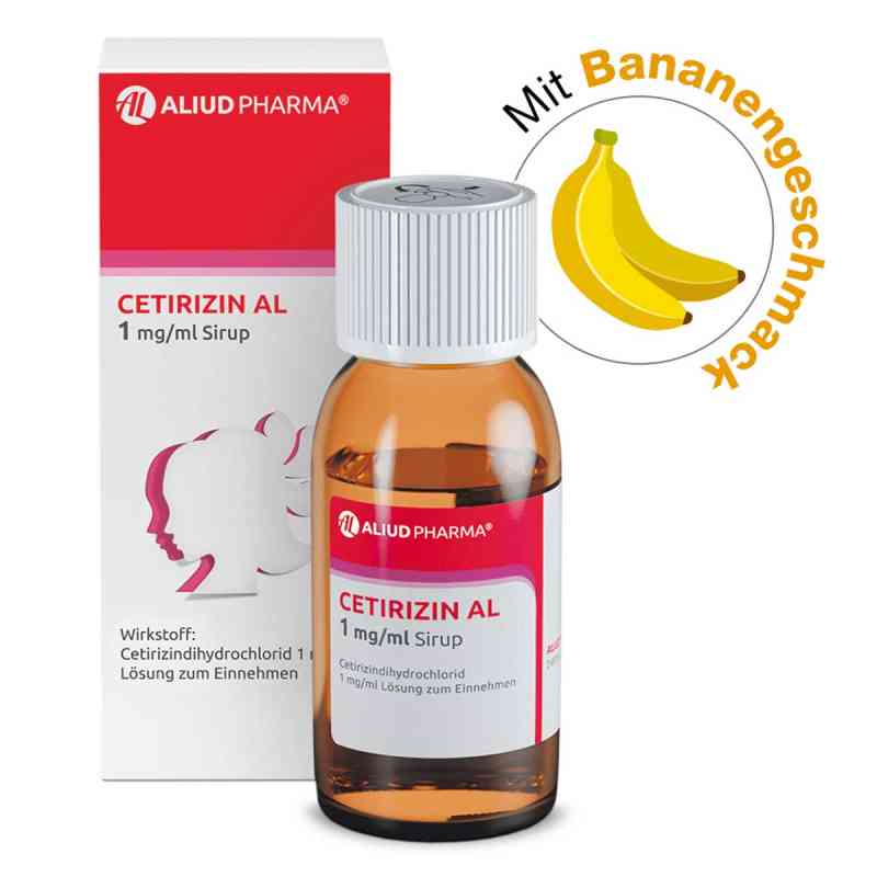 Cetirizin AL 1 mg/ml Sirup bei Heuschnupfen 75 ml von ALIUD Pharma GmbH PZN 00097761