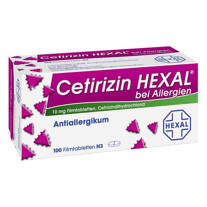 Cetirizin HEXAL® Filmtabletten bei Allergien 100 stk von Hexal AG PZN 01830229