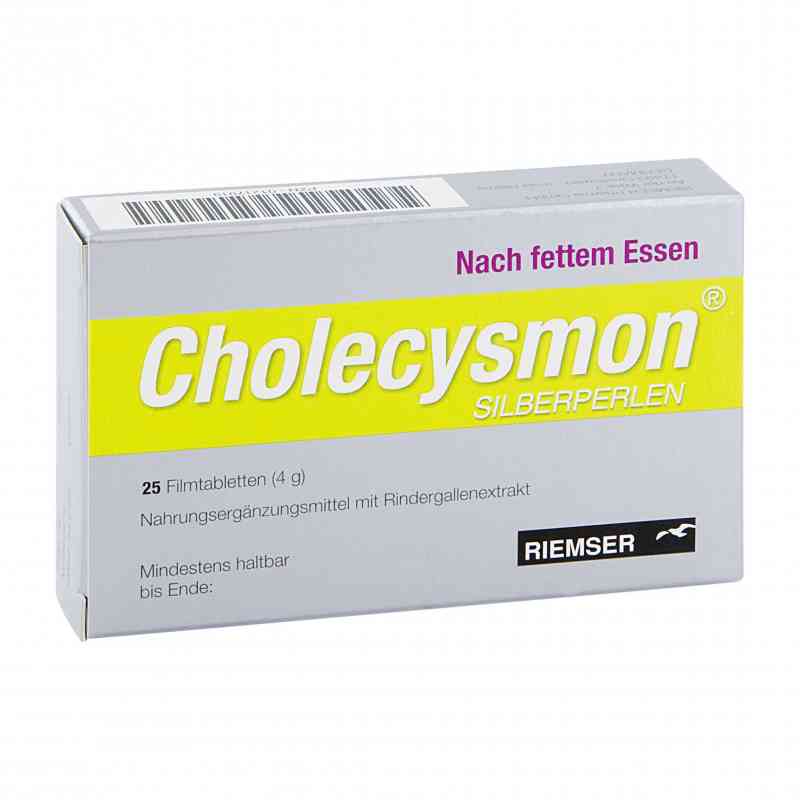 Cholecysmon Silberperlen 25 stk von RIEMSER Pharma GmbH PZN 01217919