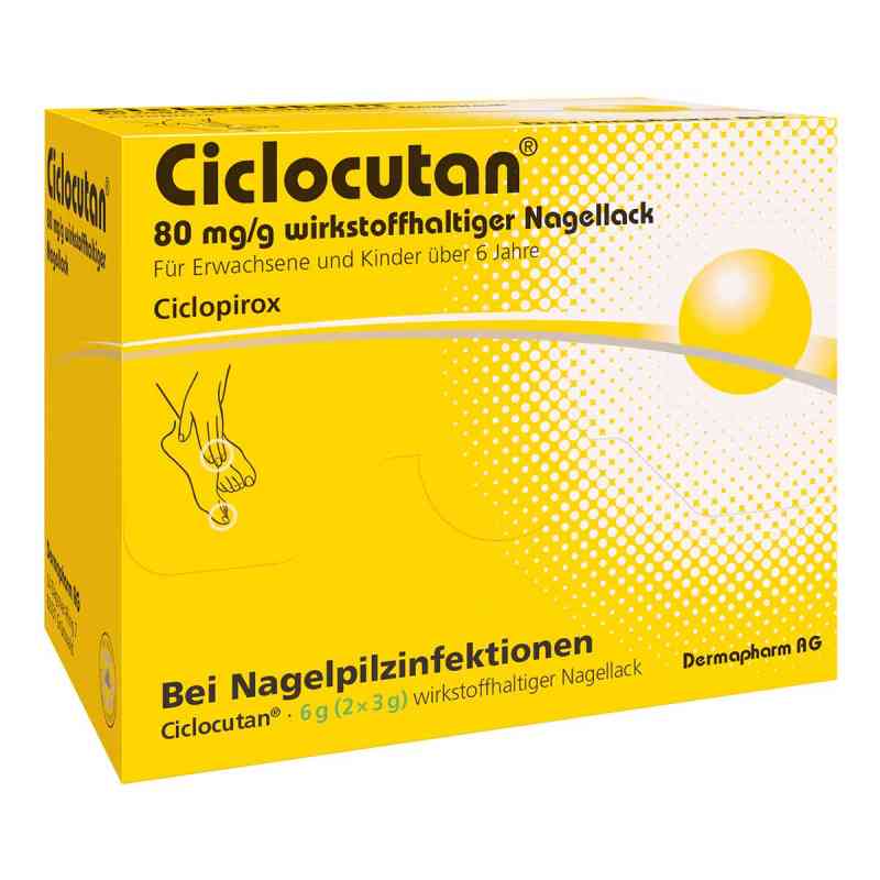 CICLOCUTAN Nagellack bei Nagelpilz 80 mg/g  6 g von DERMAPHARM AG PZN 09758282