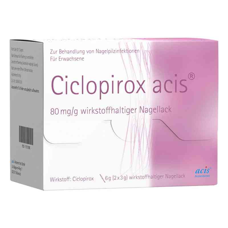 Ciclopirox acis 80mg/g bei Nagelpilz 6 g von MIBE GmbH Arzneimittel PZN 11510388