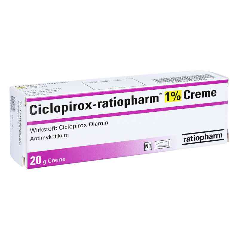 Ciclopirox-ratiopharm 1% 20 g von ratiopharm GmbH PZN 00123406