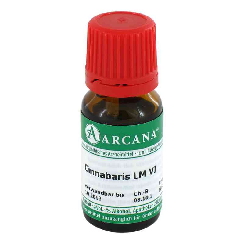 Cinnabaris Arcana Lm 6 Dilution 10 ml von ARCANA Dr. Sewerin GmbH & Co.KG PZN 02601548