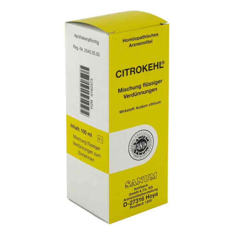 Citrokehl Tropfen 100 ml von SANUM-KEHLBECK GmbH & Co. KG PZN 00182573