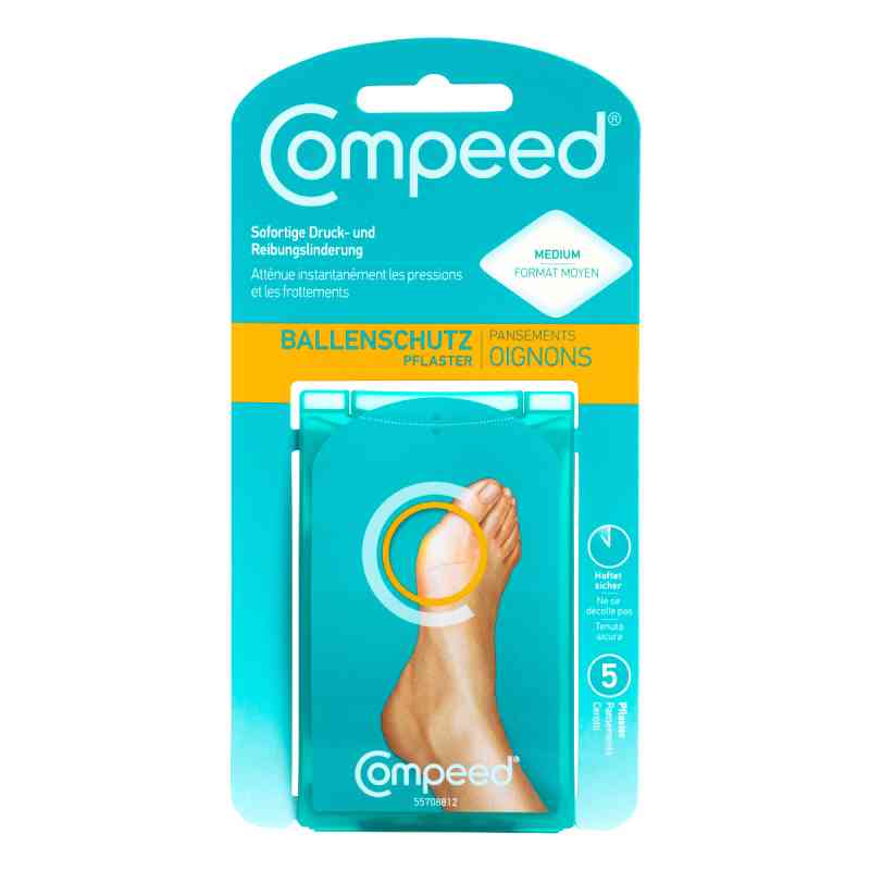 Compeed Ballenschutz Pflaster 5  von Perrigo Deutschland GmbH PZN 00474778