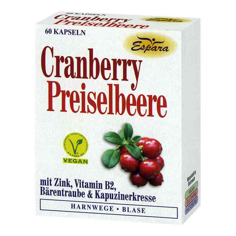 Cranberry Preiselbeere Kapseln 60 stk von Espara GmbH PZN 06722384