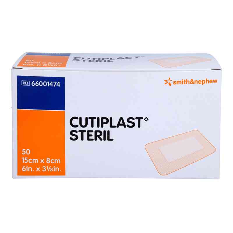 Cutiplast Steril Wundverband 8x15 Cm 50 stk von ToValCare GmbH PZN 17381041