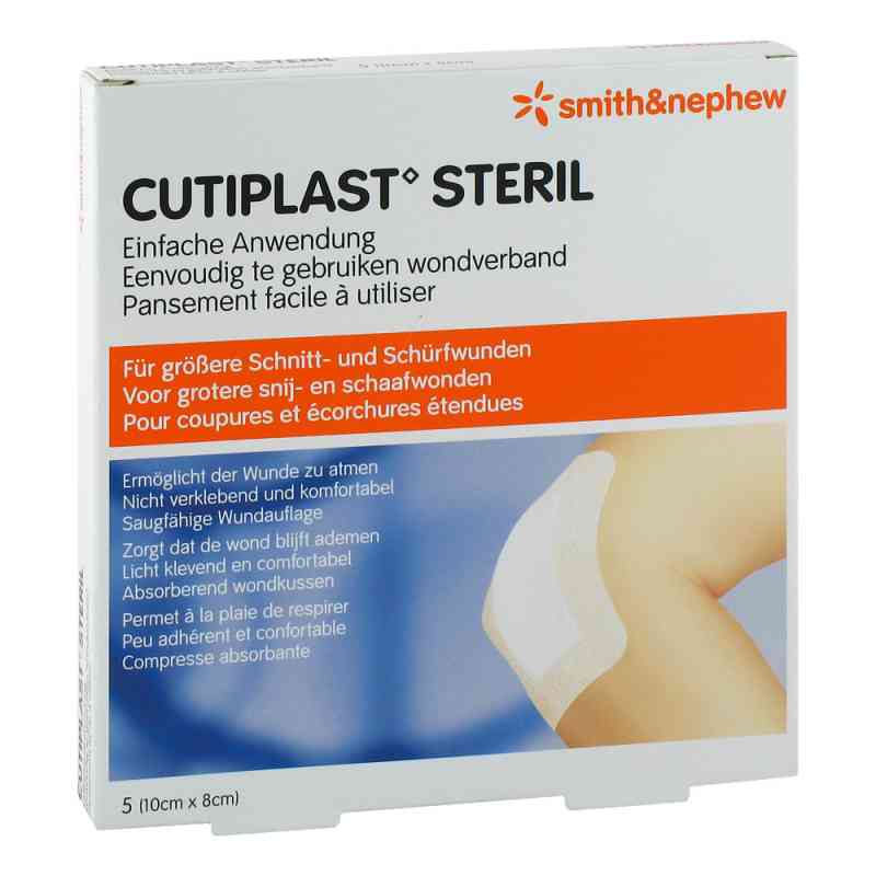 Cutiplast steriler Wundverband 8x10 cm 5 stk von ACA Müller/ADAG Pharma AG PZN 10275100