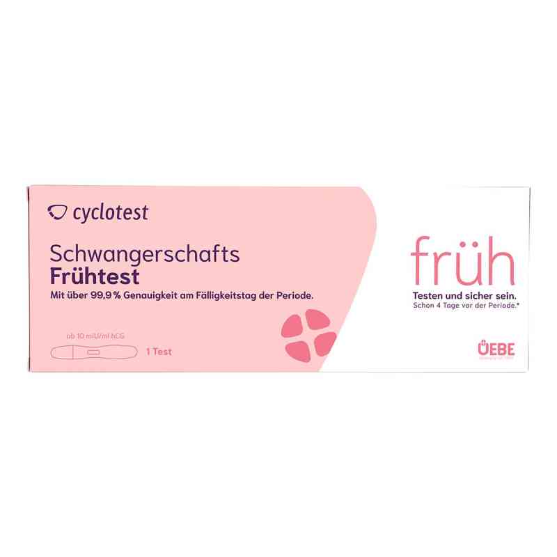 Cyclotest Schwangerschafts-frühtest 10 mlU/ml Urin 1 stk von Uebe Medical GmbH PZN 13513014
