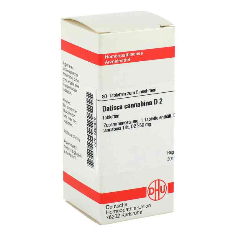 Datisca Cannabina D2 Tabletten 80 stk von DHU-Arzneimittel GmbH & Co. KG PZN 02897879