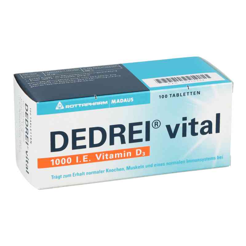 Dedrei vital Tabletten 100 stk von MEDA Pharma GmbH & Co.KG PZN 00970454