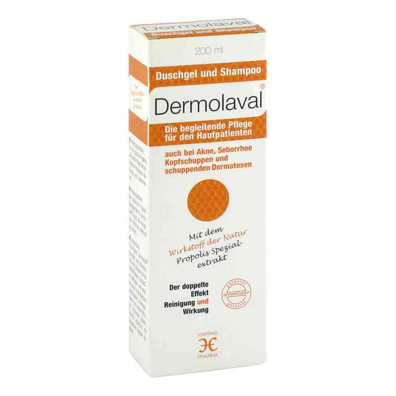 Dermolaval Duschgel+shampoo für d.Hautpatienten 200 ml von Harras Pharma Curarina Arzneimit PZN 01745506