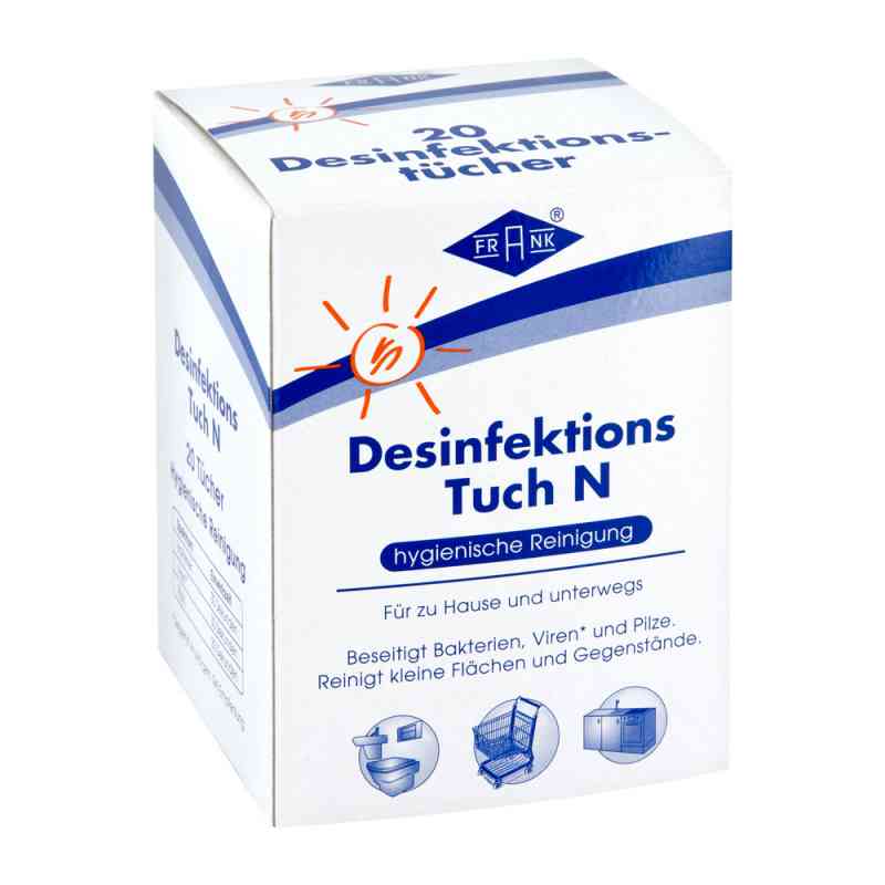 Desinfektionstuch N 20 stk von Büttner-Frank GmbH PZN 01606785
