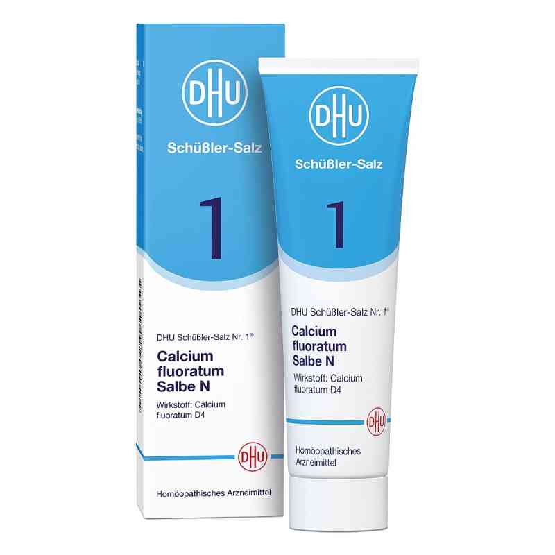 DHU Schüßler-Salz Nummer 1 Calcium fluoratum Salbe N D4 50 g von DHU-Arzneimittel GmbH & Co. KG PZN 03285747