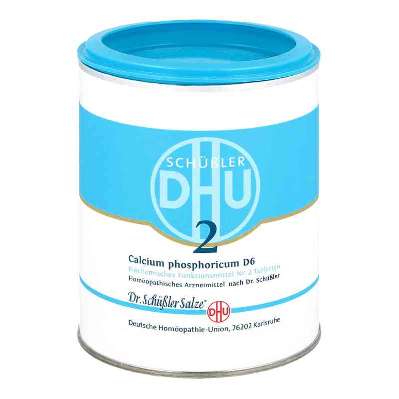 DHU Schüßler-Salz Nummer 2 Calcium phosphoricum D6 200 Tabletten 1000 stk von DHU-Arzneimittel GmbH & Co. KG PZN 00273873