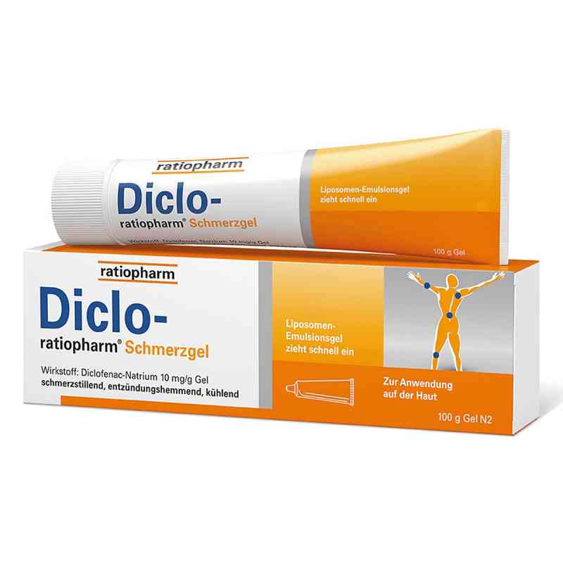 Diclo ratiopharm Schmerzgel 100 g von ratiopharm GmbH PZN 04704206