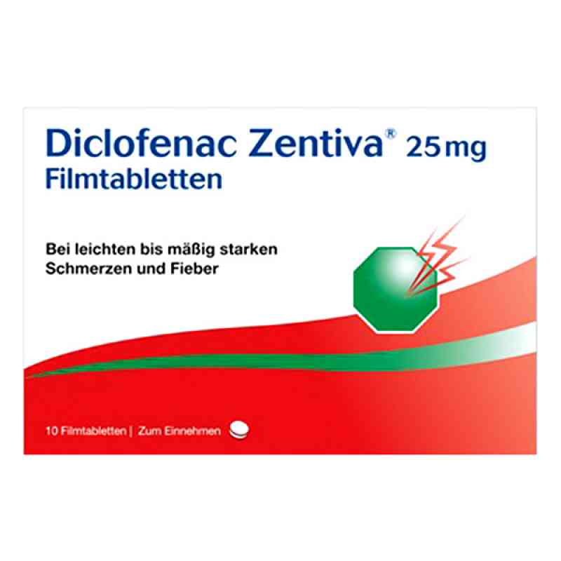 Diclofenac Zentiva 25mg 10 stk von Zentiva Pharma GmbH PZN 10273621