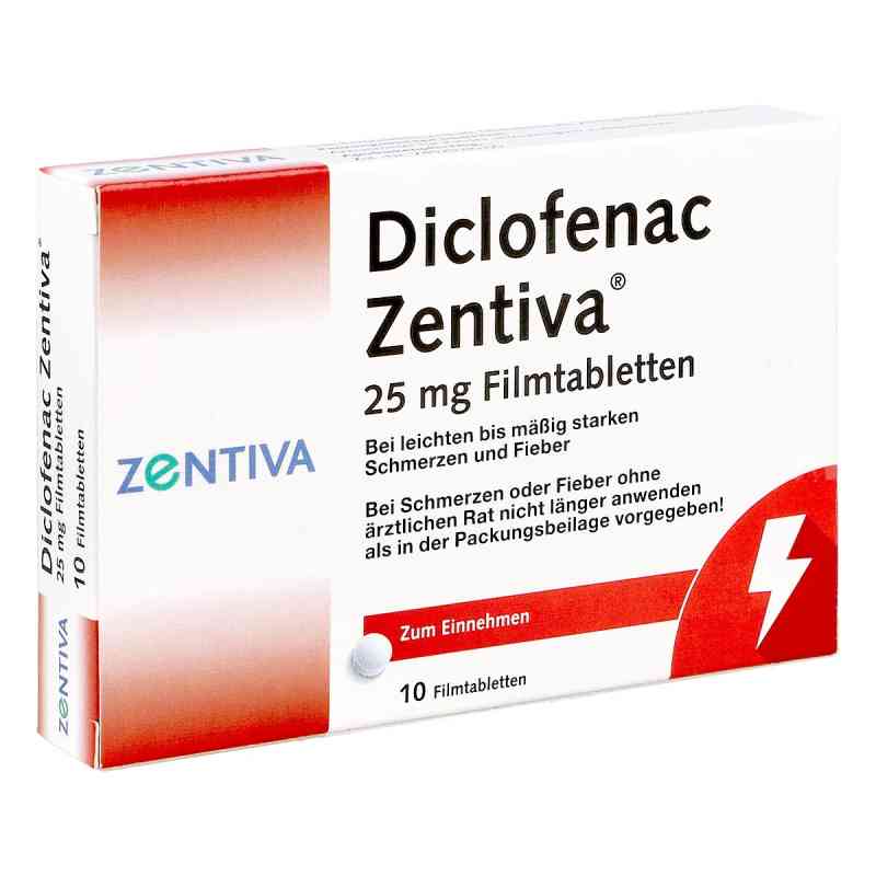 Diclofenac Zentiva 25mg 20 stk von Zentiva Pharma GmbH PZN 10273638