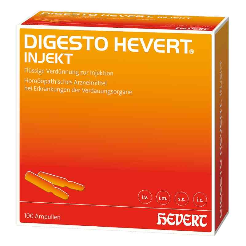 Digesto Hevert injekt Ampullen 100X2 ml von Hevert-Arzneimittel GmbH & Co. KG PZN 14360972