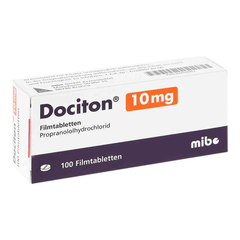 Dociton 10mg 100 stk von MIBE GmbH Arzneimittel PZN 02492987