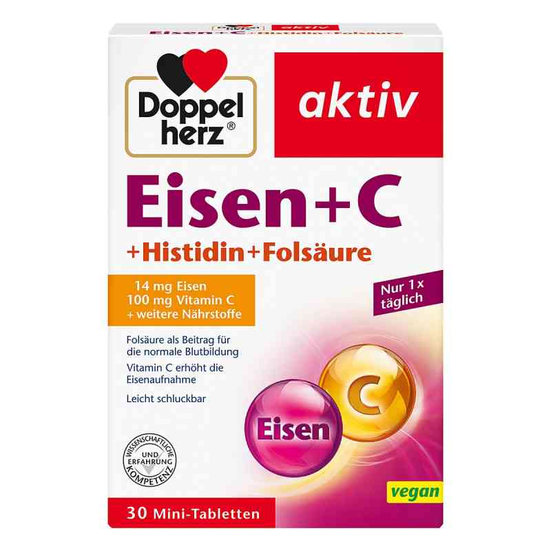 Doppelherz Eisen+vit.c+l-histidin Tabletten 30 stk von Queisser Pharma GmbH & Co. KG PZN 02483072