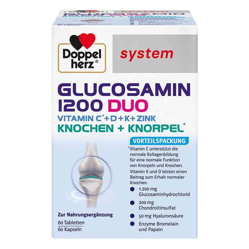 Doppelherz Glucosamin 1200 Duo System Kombipackung 120 stk von Queisser Pharma GmbH & Co. KG PZN 17874157