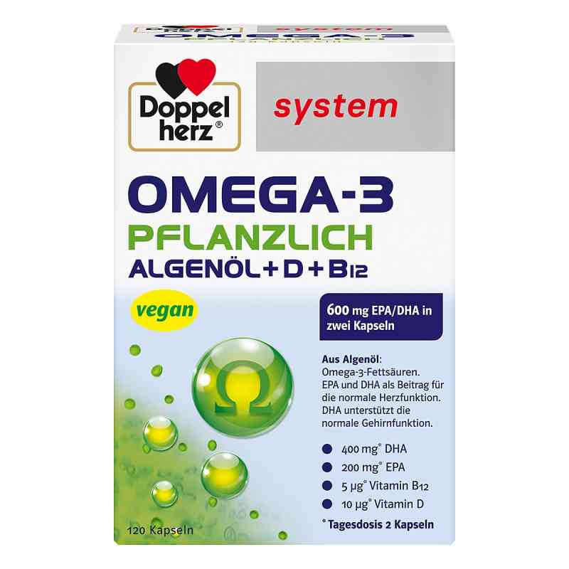 Doppelherz Omega-3 pflanzlich system Kapseln 120 stk von Queisser Pharma GmbH & Co. KG PZN 16224776