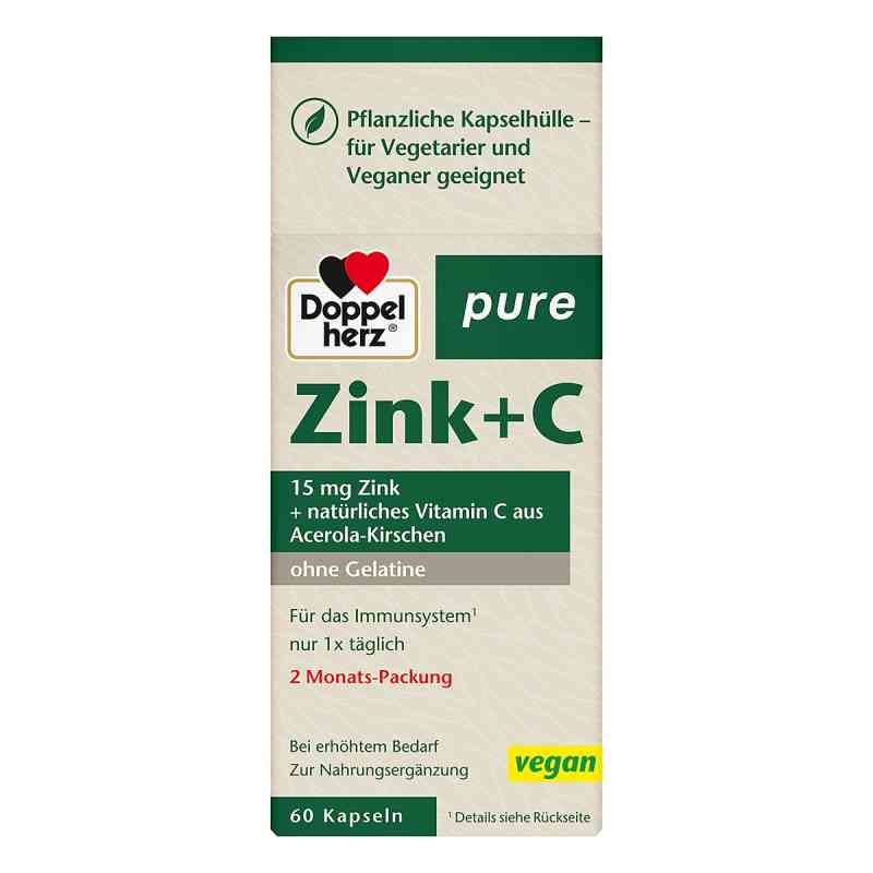 Doppelherz Zink+c Pure Kapseln 60 stk von Queisser Pharma GmbH & Co. KG PZN 17215408