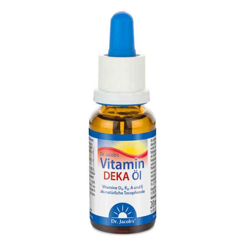 Dr. Jacob's DEKA Öl 800 IE Vitamin D3+K2+A+E 640 Tropfen 20 ml von Dr. Jacob's Medical GmbH PZN 14366124