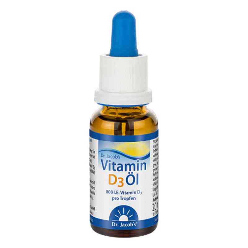 Dr. Jacob's Vitamin D3 Öl 640 Tropfen 800 internationale Einheit 20 ml von Dr.Jacobs Medical GmbH PZN 10038446