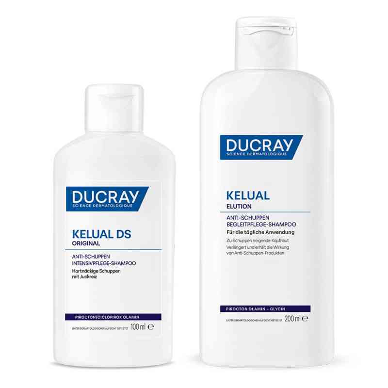 Ducray Elution ausgleichendes Shampoo + Anti-schuppen-shampoo 1 Pck von  PZN 08103203