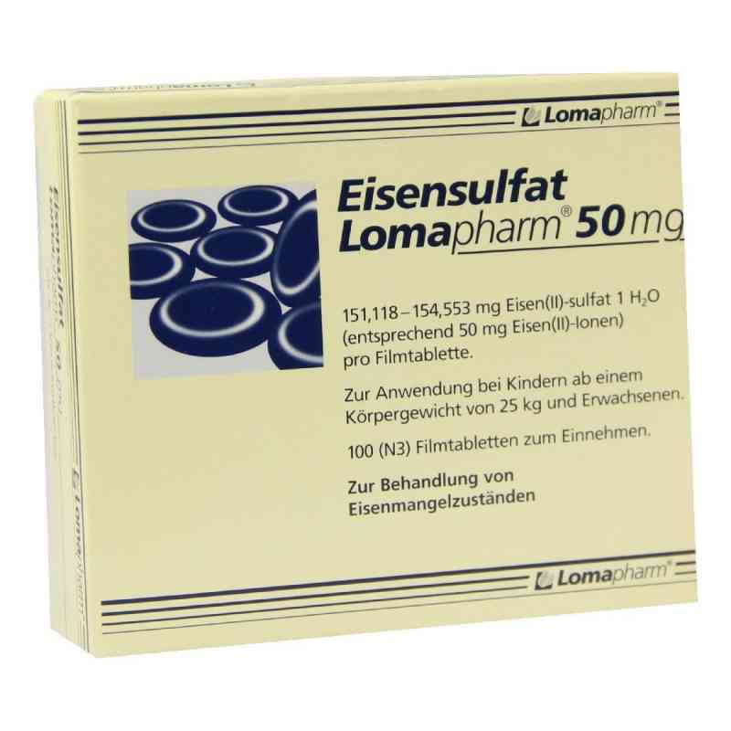 Eisensulfat Lomapharm 50mg 100 stk von LOMAPHARM GmbH PZN 01713400