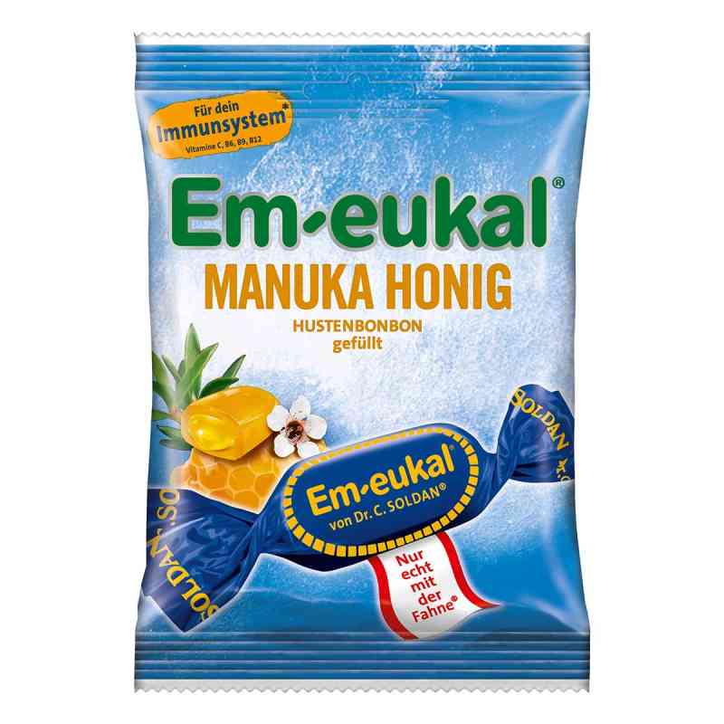 Em-eukal Bonbons Manuka Honig, zuckerhaltig 75 g von Dr. C. SOLDAN GmbH PZN 17292797