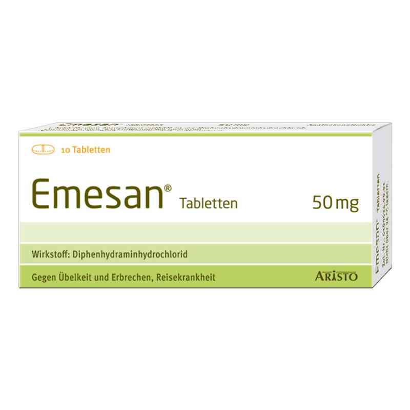 Emesan Reisetabletten 10 stk von Aristo Pharma GmbH PZN 00651708