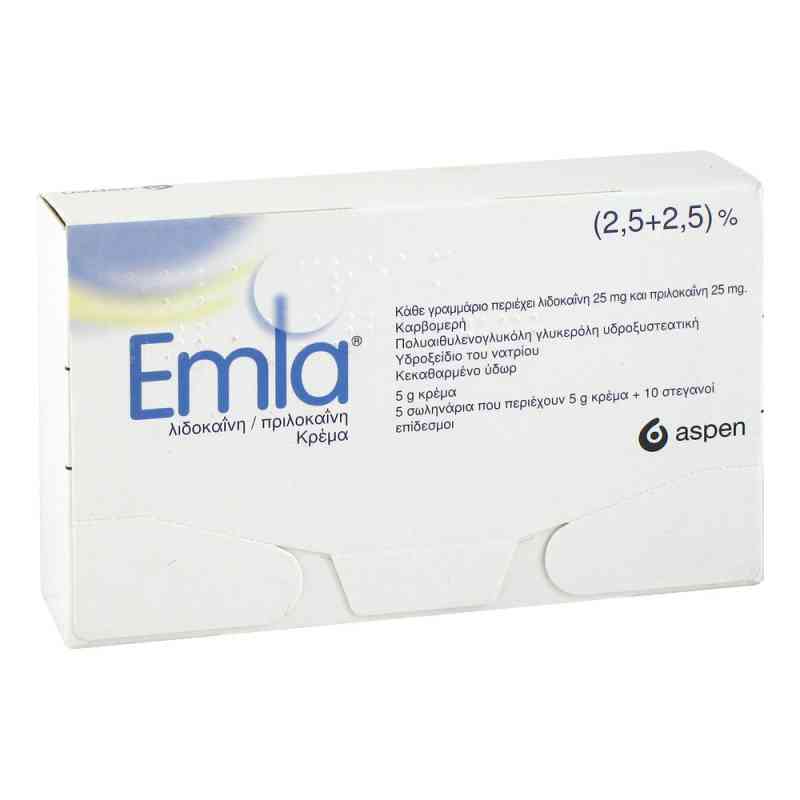 Emla Creme + 12 Tegaderm Pflaster 5X5 g von EMRA-MED Arzneimittel GmbH PZN 11692395