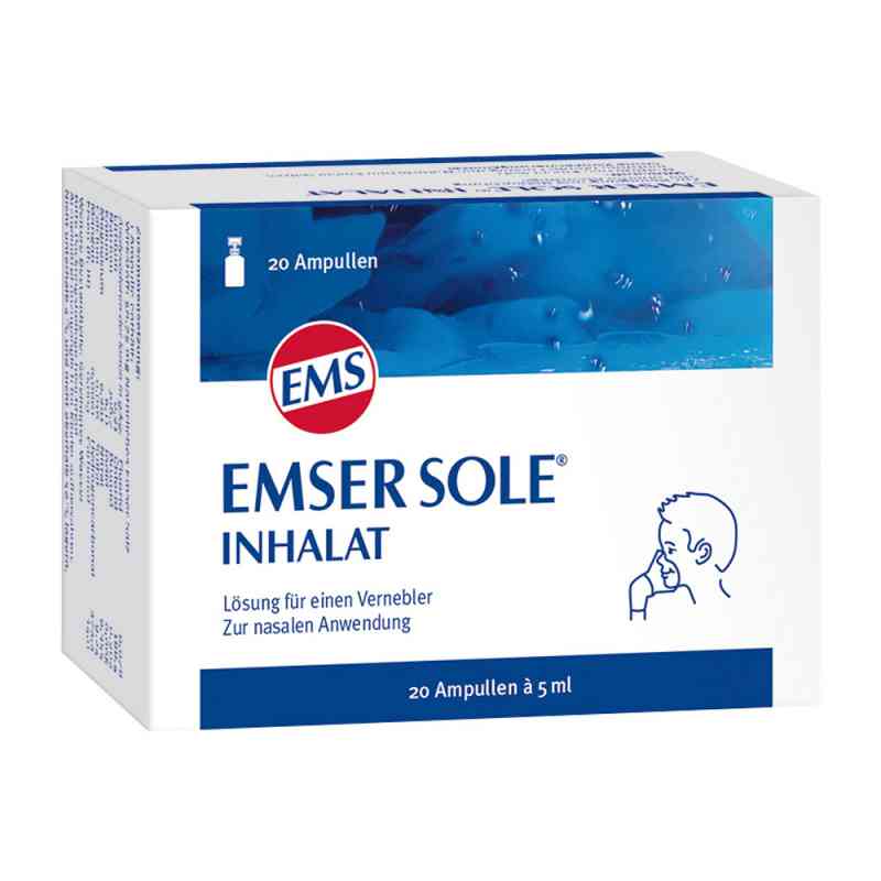 Emser Sole Inhalat Lösung für einen Vernebler 20 stk von Sidroga Gesellschaft für Gesundh PZN 06150054