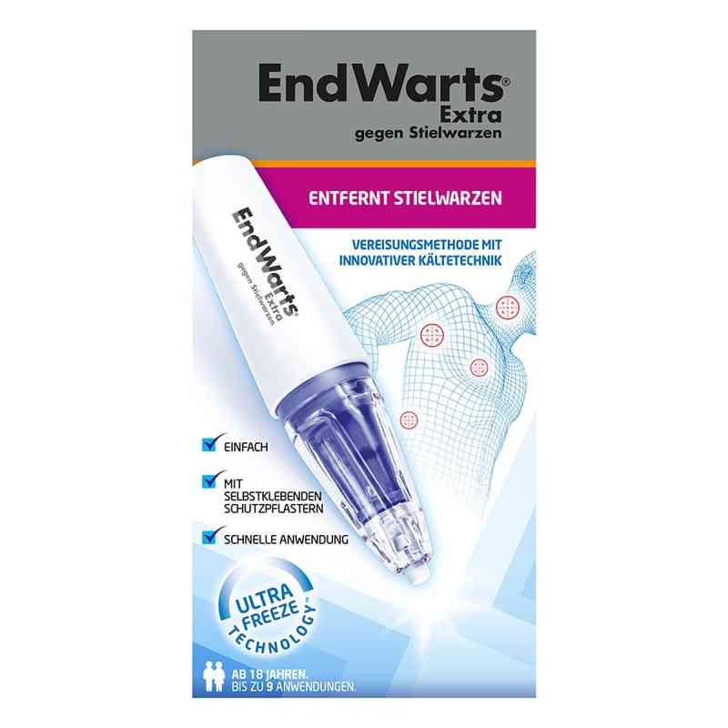 EndWarts EXTRA: Stielwarzen sofort Vereisung + 9 Schutzpflaster 14.3 g von Cooper Consumer Health Deutschland GmbH PZN 16140418