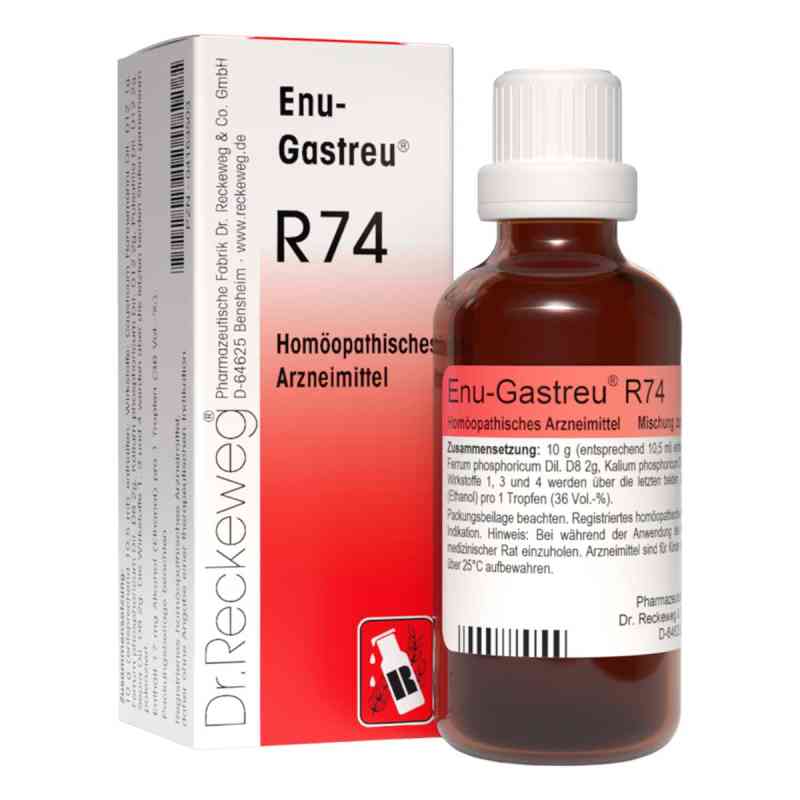 Enu Gastreu R 74 Tropfen zum Einnehmen 50 ml von Dr.RECKEWEG & Co. GmbH PZN 04163503