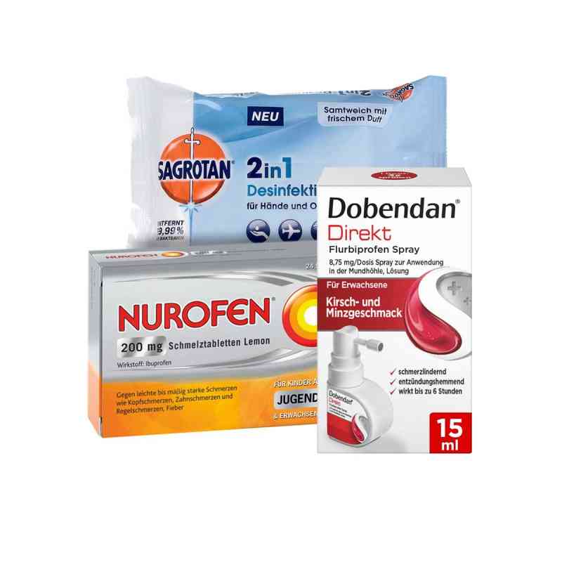 Erkältungsset Dobendan, Nurofen, Sagrotan 1 stk von Reckitt Benckiser Deutschland GmbH PZN 08100123