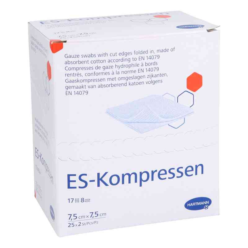 Es-kompressen steril 7,5x7,5 cm 8fach 25X2 stk von Avitamed GmbH PZN 16829574