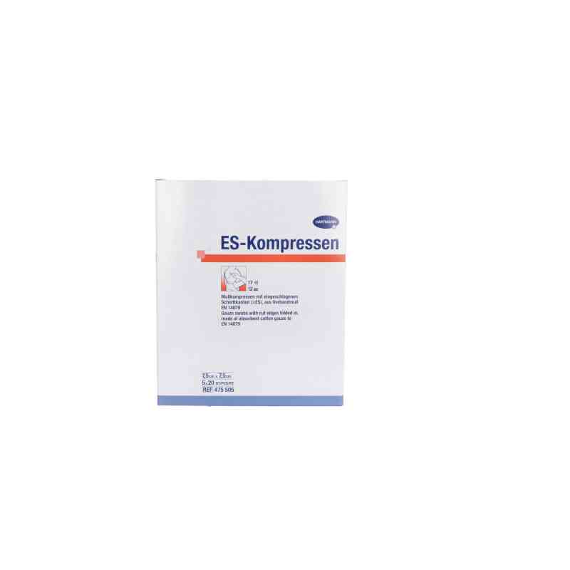 Es-kompressen steril 7,5x7,5 cm Grosspackung 5X20 stk von PAUL HARTMANN AG PZN 06454096