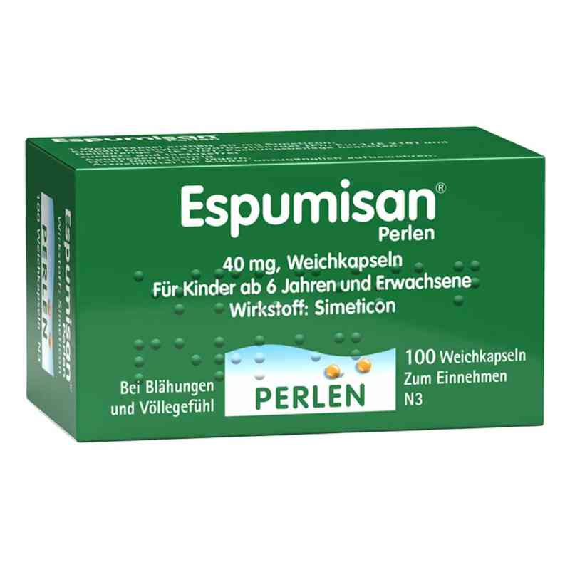 Espumisan Perlen 40mg 100 stk von BERLIN-CHEMIE AG PZN 01320445
