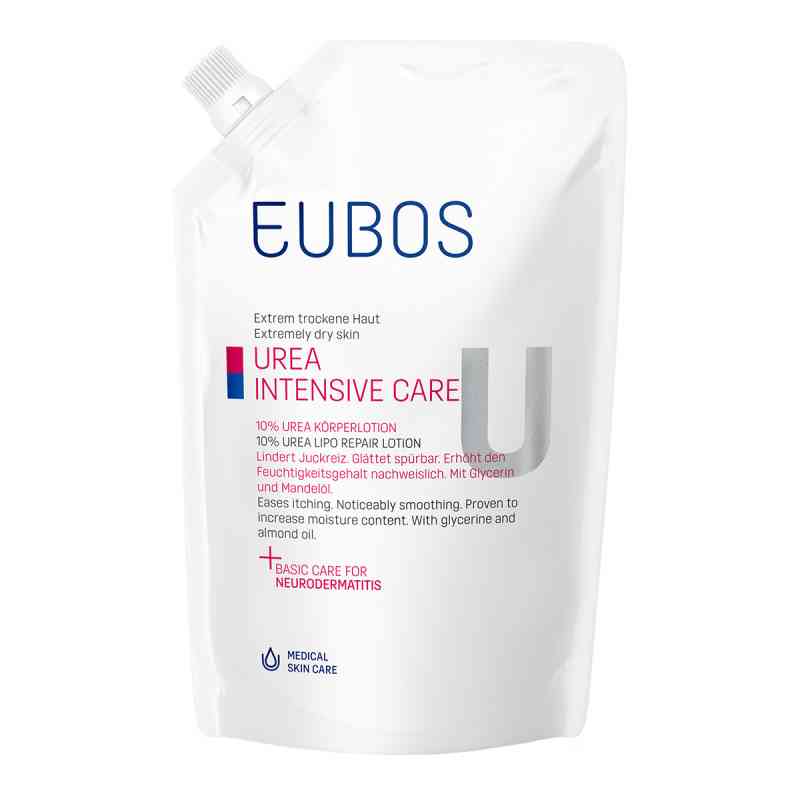 Eubos Trockene Haut Urea 10% Körperlot. Nf.btl. 400 ml von Dr. Hobein (Nachf.) GmbH PZN 01021990