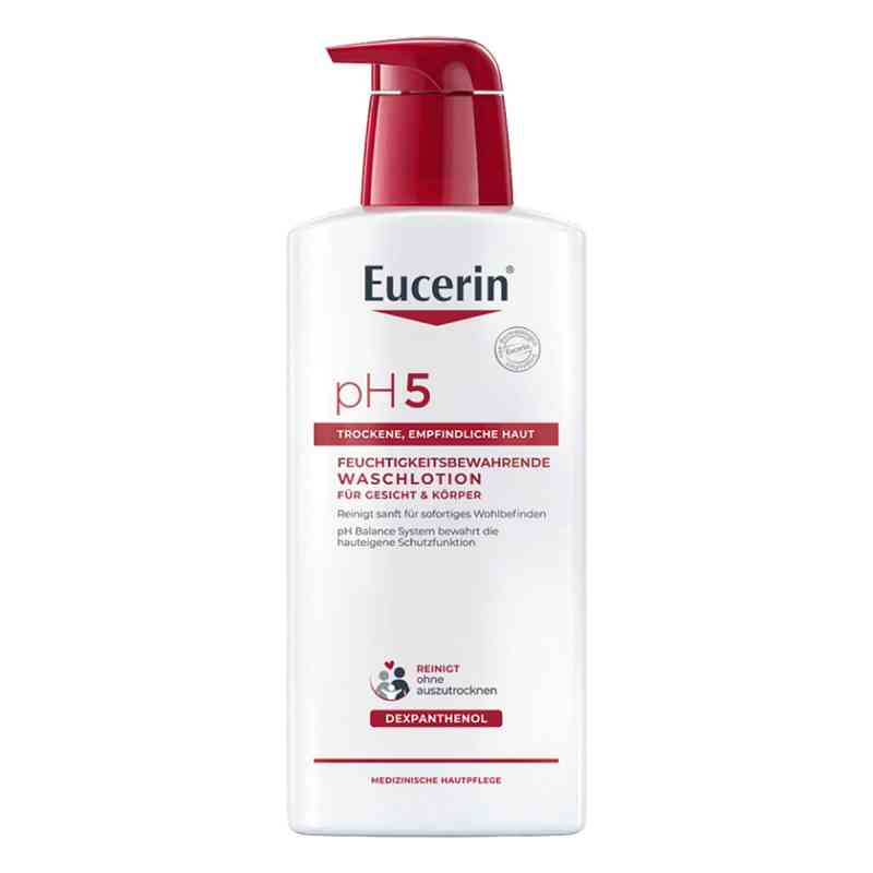 Eucerin pH5 Waschlotion mit Pumpe empfindliche Haut 400 ml von Beiersdorf AG Eucerin PZN 13889222
