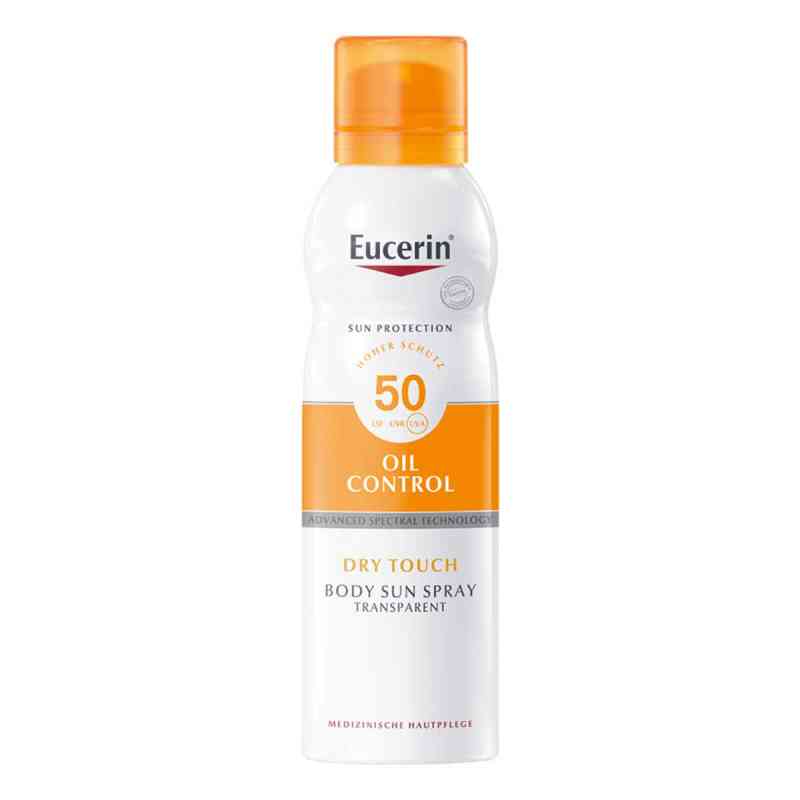 Eucerin Sun Oil Control Dry Touch Body Spray LSF 50 200 ml von Beiersdorf AG Eucerin PZN 18110232