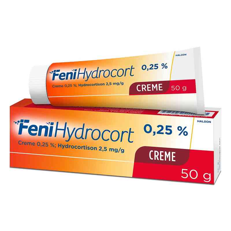 FeniHydrocort Creme 0,25 %, Hydrocortison 2,5 mg/g 50 g von Haleon Germany GmbH PZN 10796997