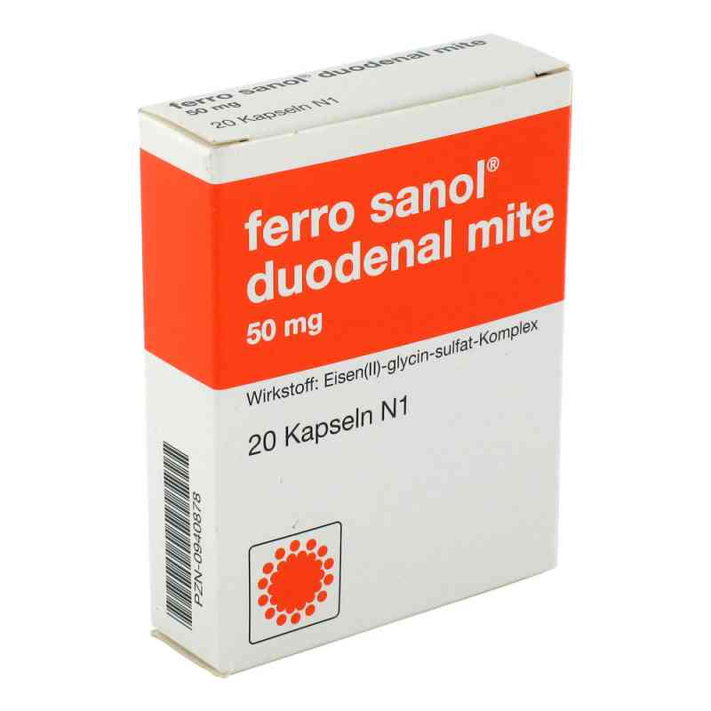 Ferro sanol duodenal mite 50mg 20 stk von UCB Pharma GmbH PZN 00940878