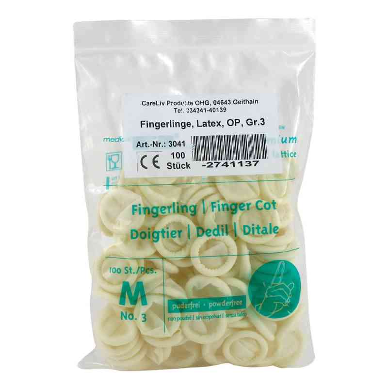 Fingerling Latex Op Größe 3 100 stk von Careliv Produkte OHG PZN 02741137