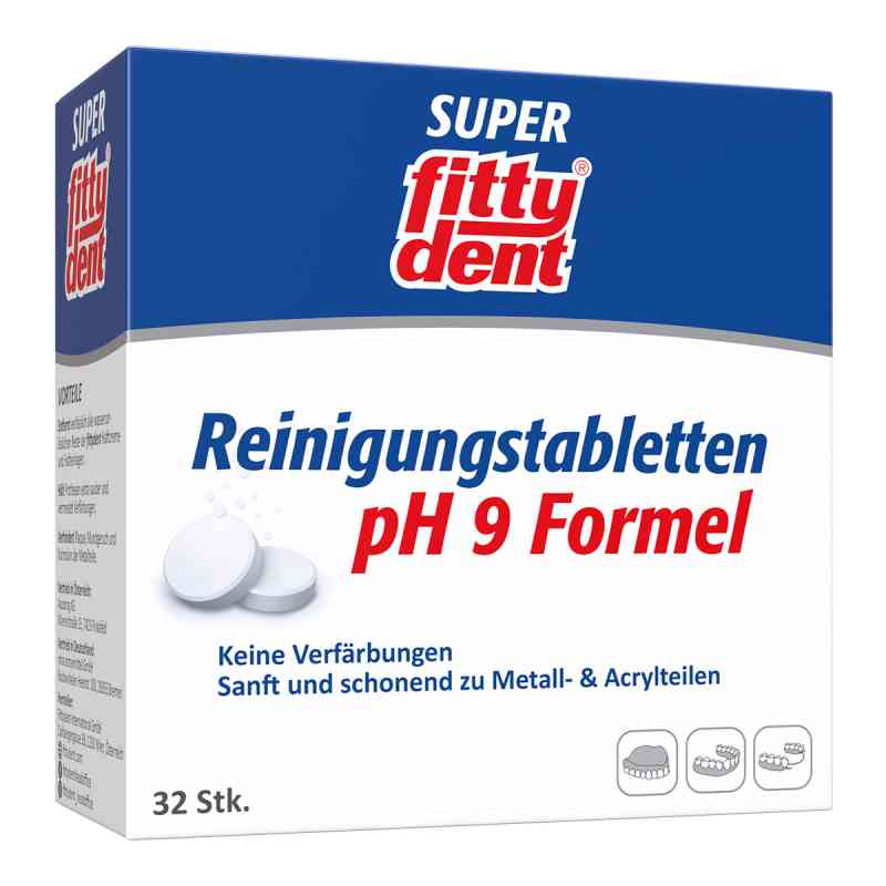 Fittydent super Reinigungstabletten 32 stk von Hansa Naturheilmittel GmbH PZN 03467796